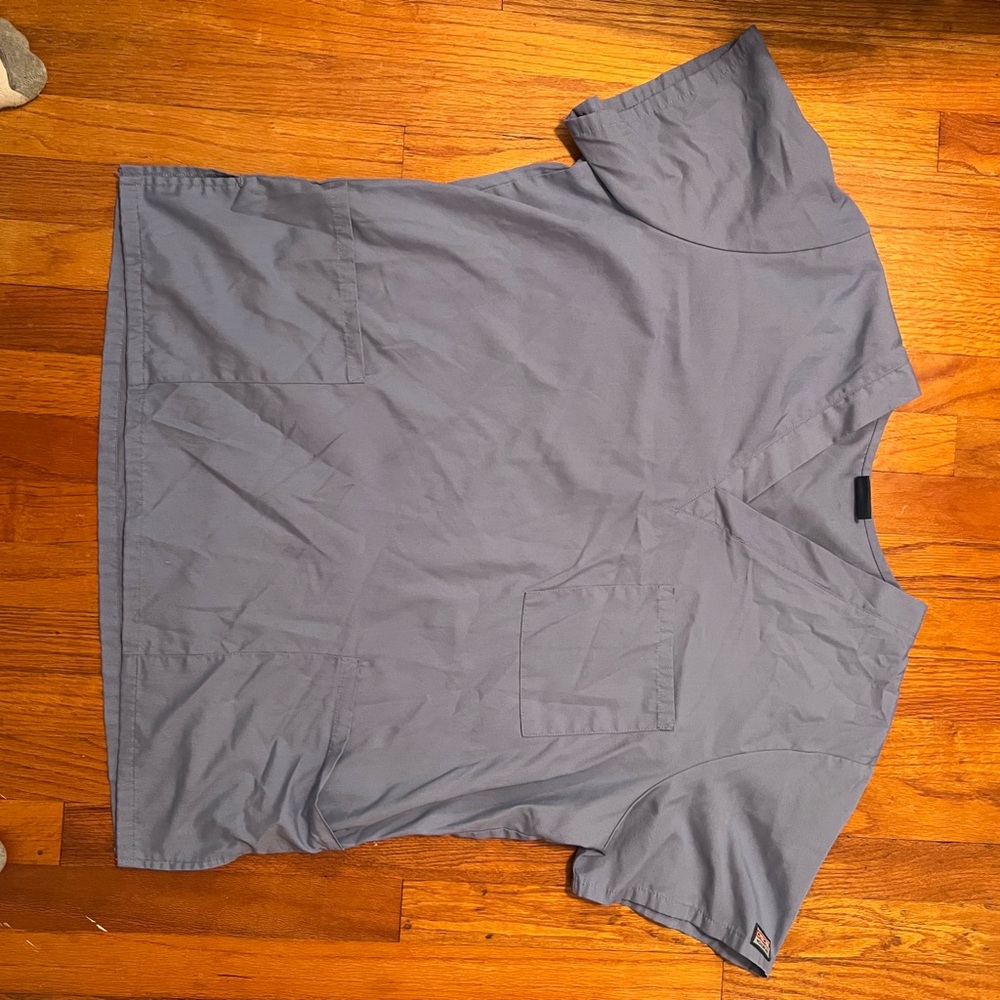 Grey Scrub Top